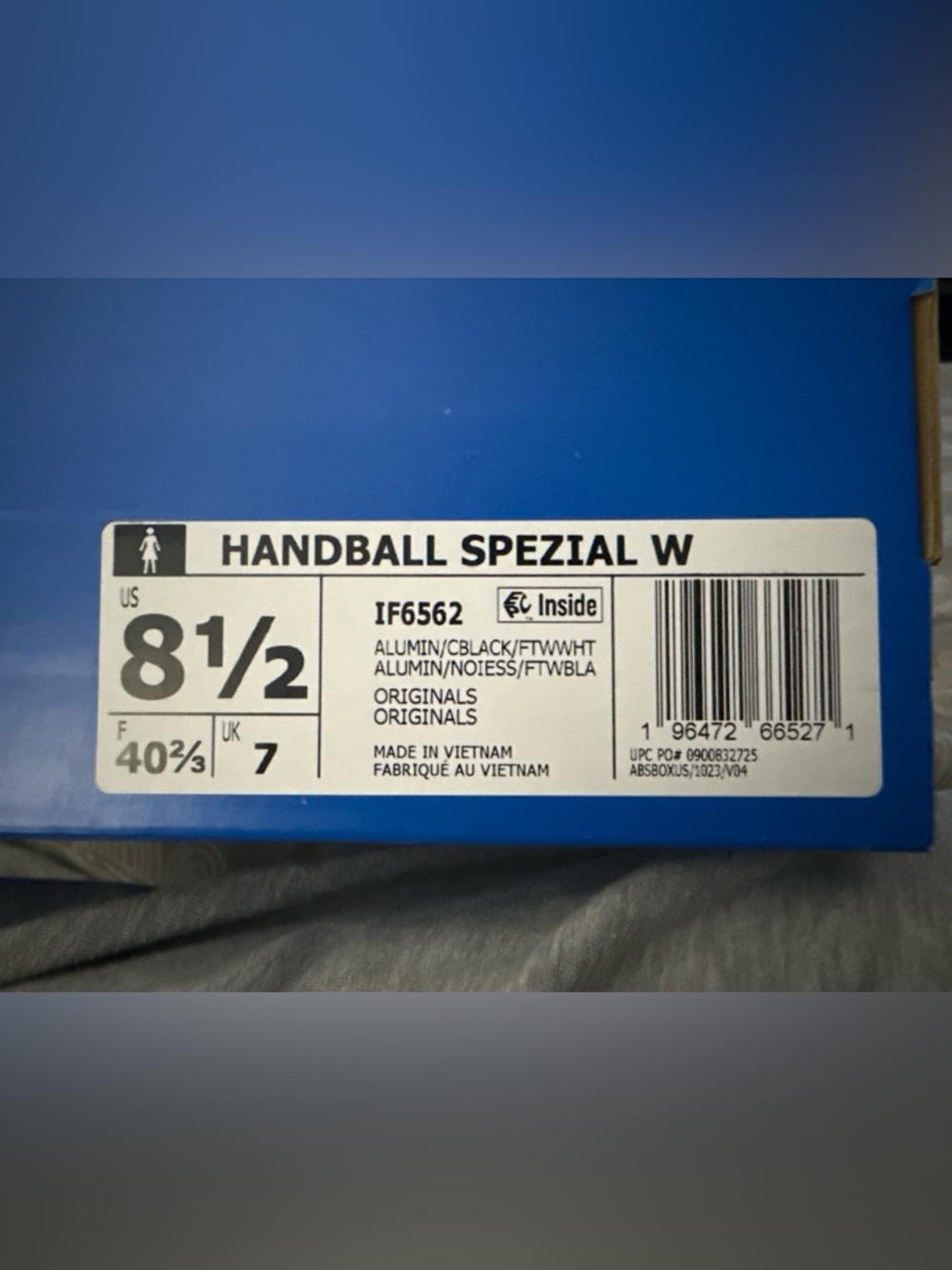 Adidas Handball Spezial W IF6562 Aluminum Black Gum Sneakers NWT Multiple Sizes - Picture 4 of 13
